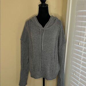 Hem & Thread Gray Cowl Neck Sweater